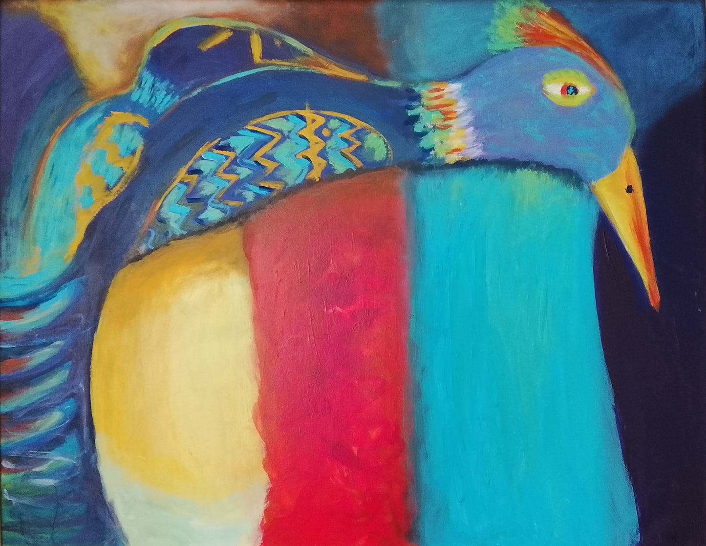 "El Descanso" - Ana Inés Artagaveytia 63 x 80 cm.