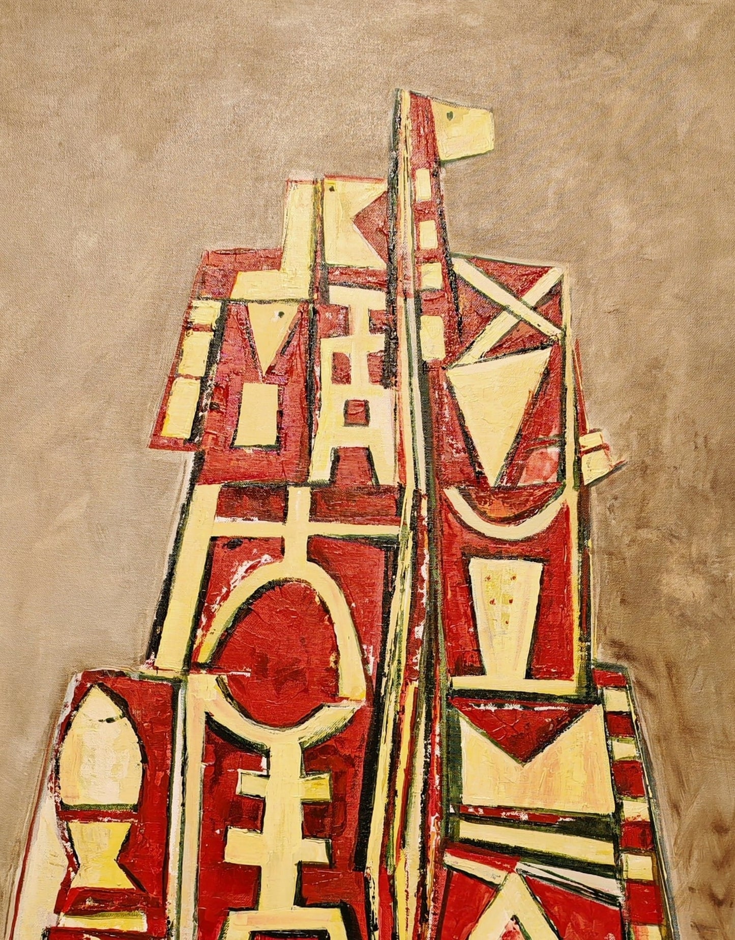 "Homenaje a Gurvich" - María Brum 75 x 60 cm.