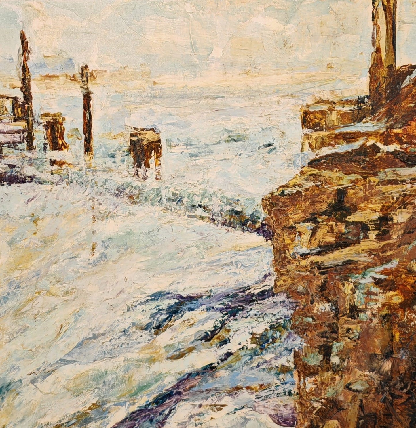 "Díptico 4" - María Brum 60 x 60 cm.