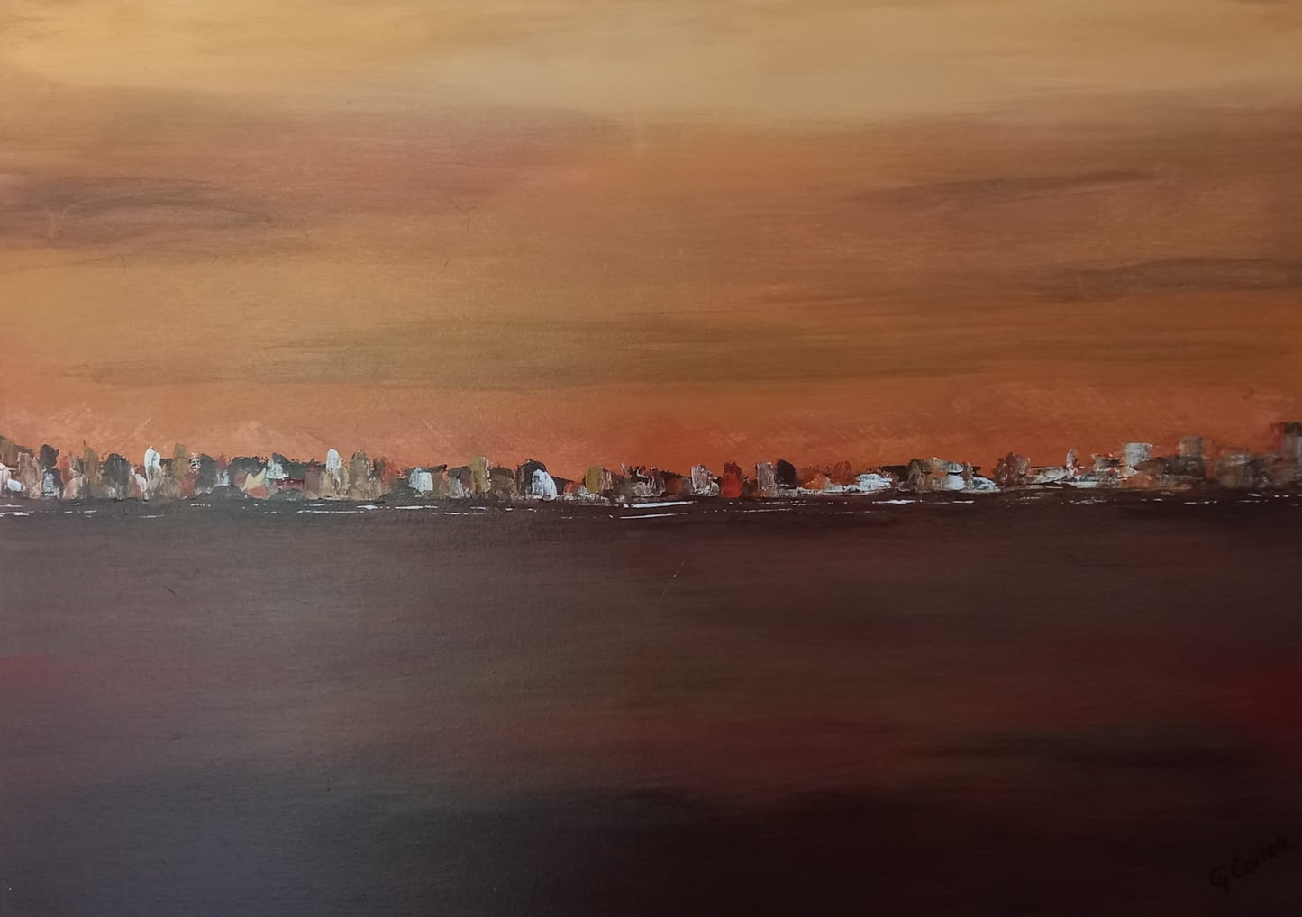 "A Lo Lejos" - Graciela Correa 50 x 70 cm.