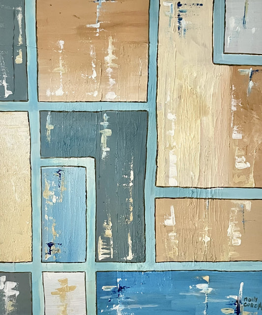 "Bloques" - Molly Curone 50 x 60 cm.