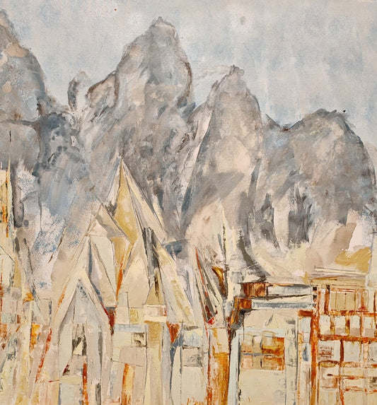 "Andes 2" - María Brum 80 x 80 cm.