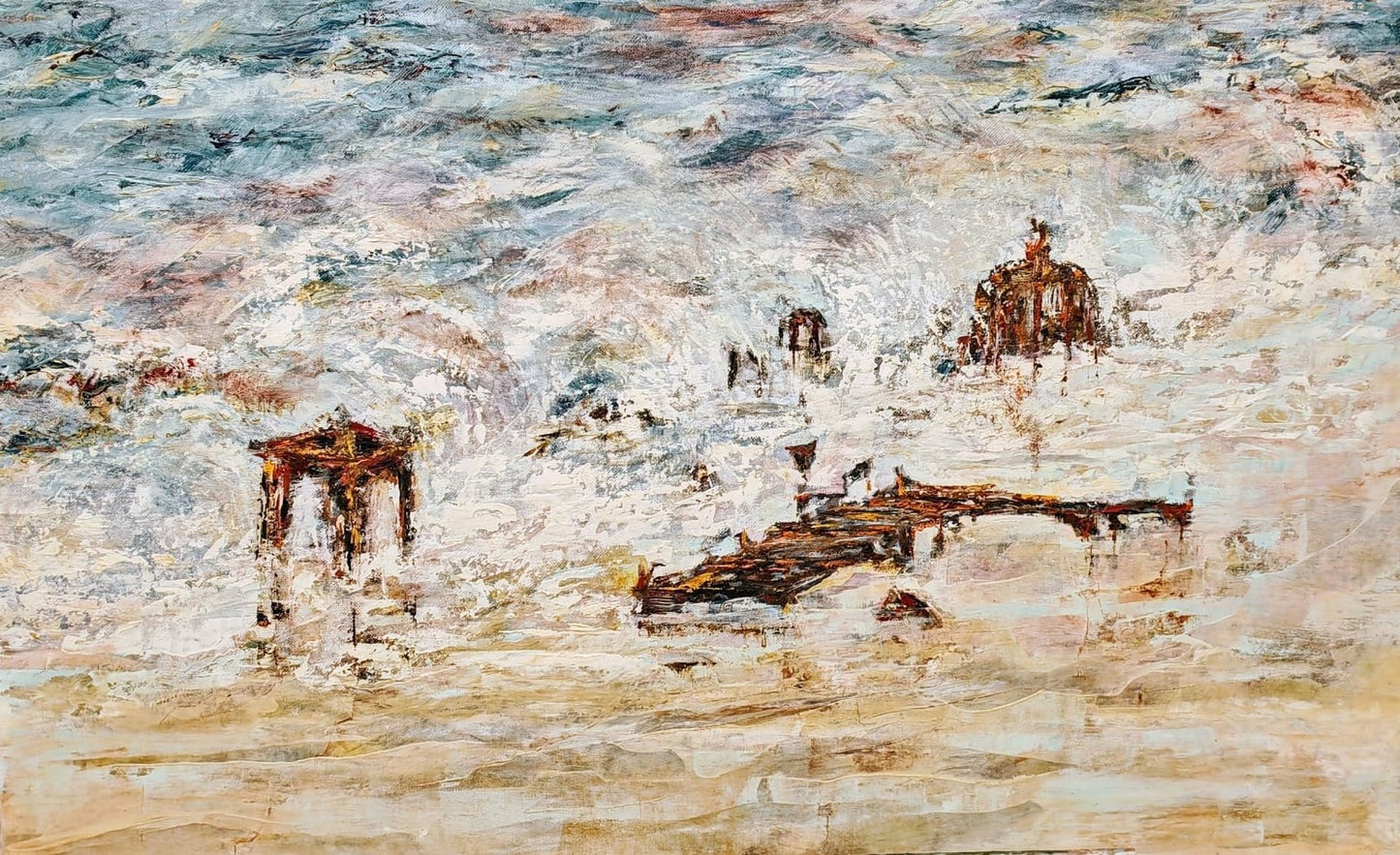 "Rastros" - María Brum 57 x 80 cm.