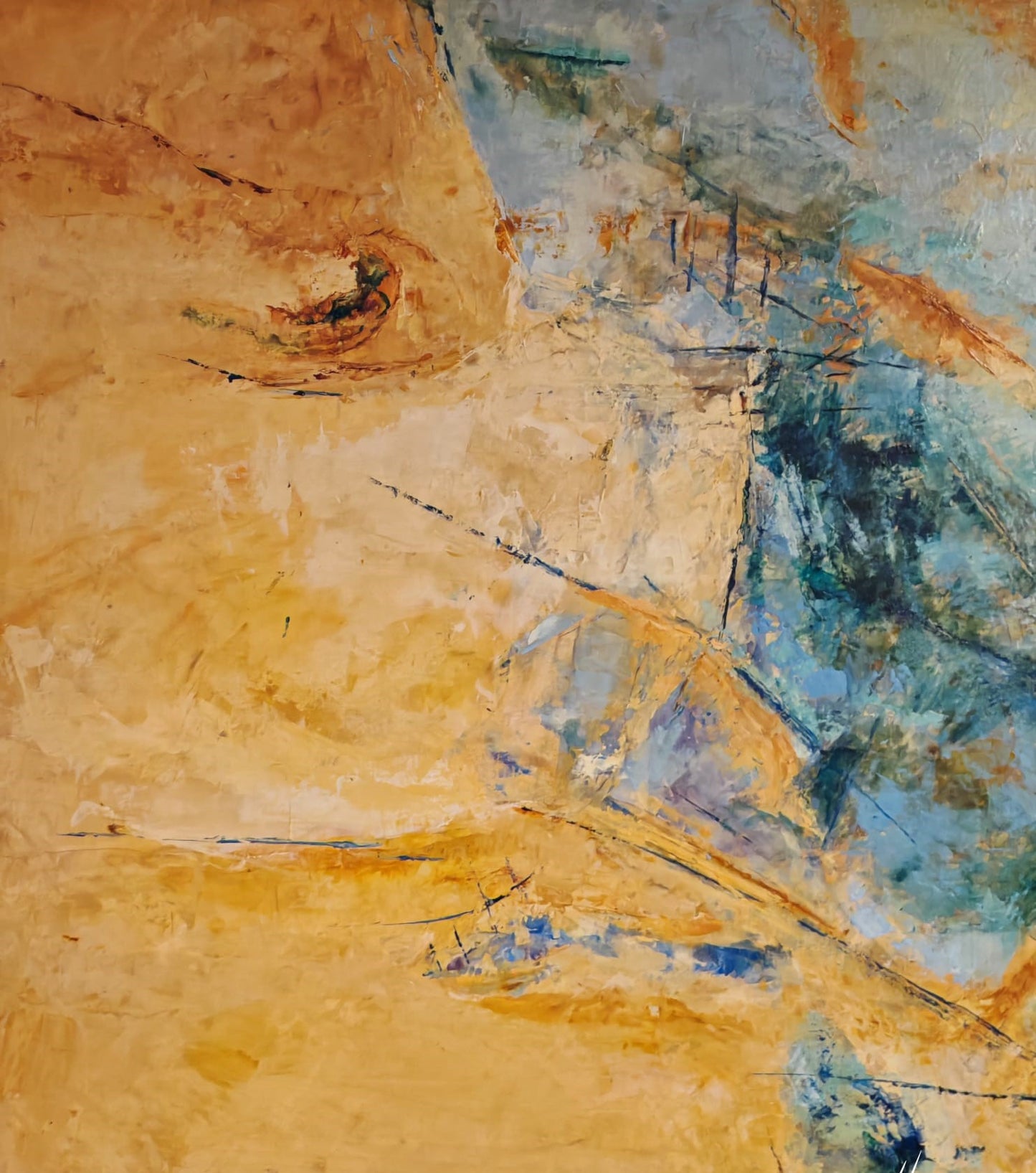 "Arenas" - María Brum 75 x 75 cm.