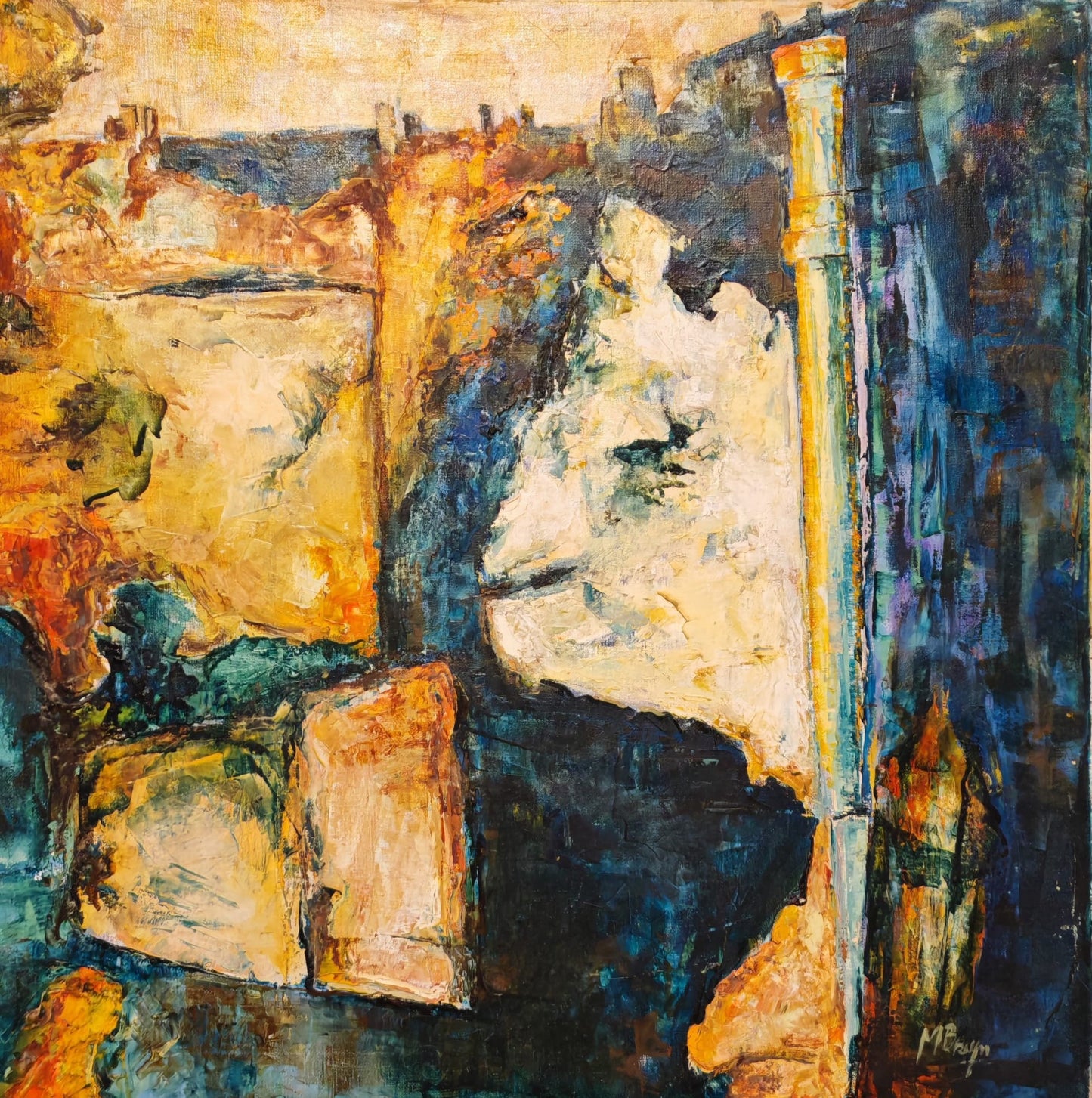 "Díptico" - María Brum 60 x 60 cm.