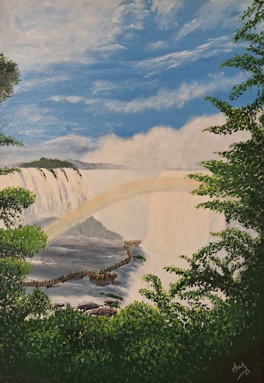 "Cataratas" - María Figueredo 70 x 50 cm.