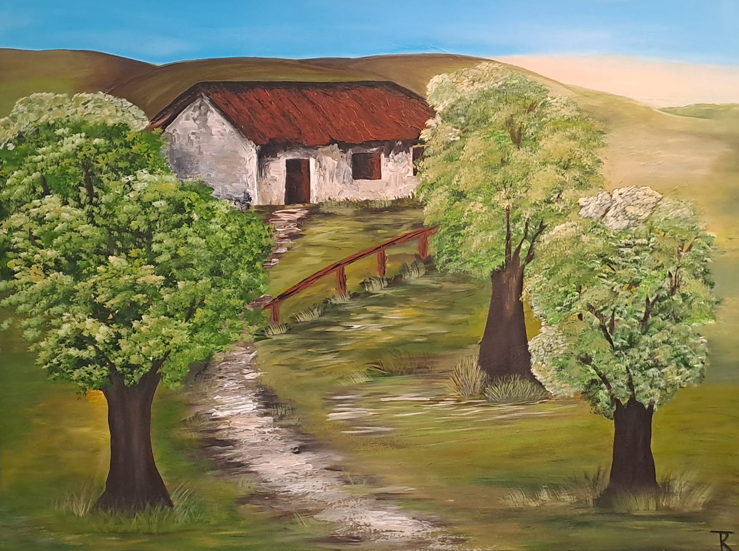 "El Rancho" - Teresita Ravera 100 x 80 cm.