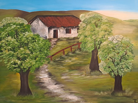 "El Rancho" - Teresita Ravera 100 x 80 cm.