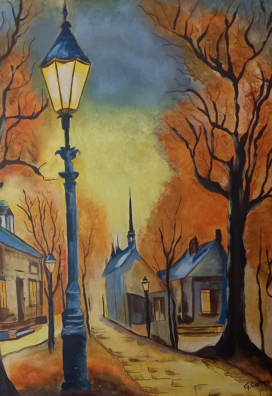 "Luces" - Graciela Correa 50 x 70 cm.