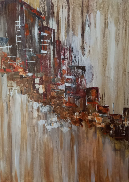 "Abstracto 2" - Graciela Correa 50 x 70 cm.