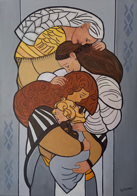 "Generaciones" - Graciela Correa 50 x 70 cm.