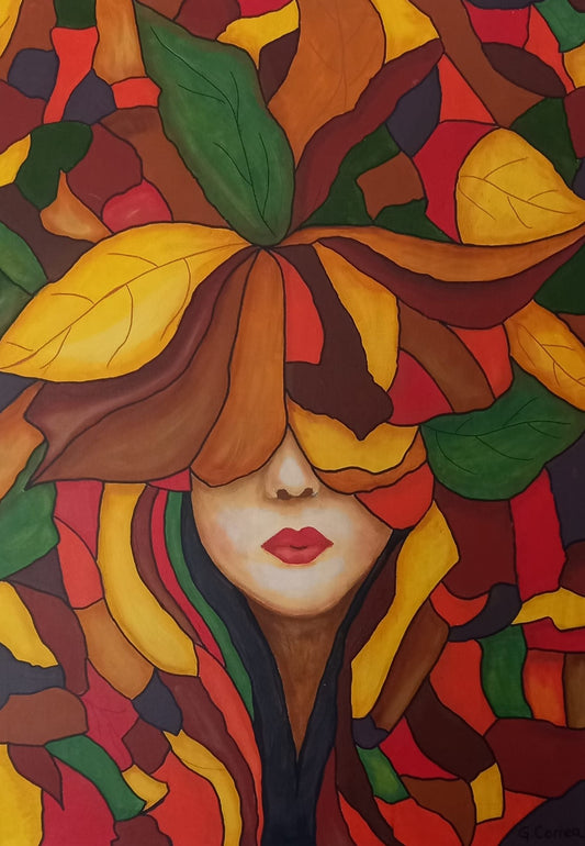 "De Colores" - Graciela Correa 50 x 70 cm.