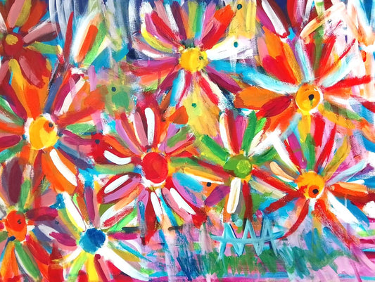 "El jardín" - Ana Inés Artagaveytia 63 x 80 cm.